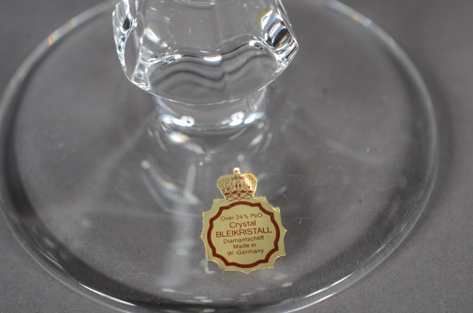 Seis taças para vinho de cristal lapidado. - foto 5 de 7