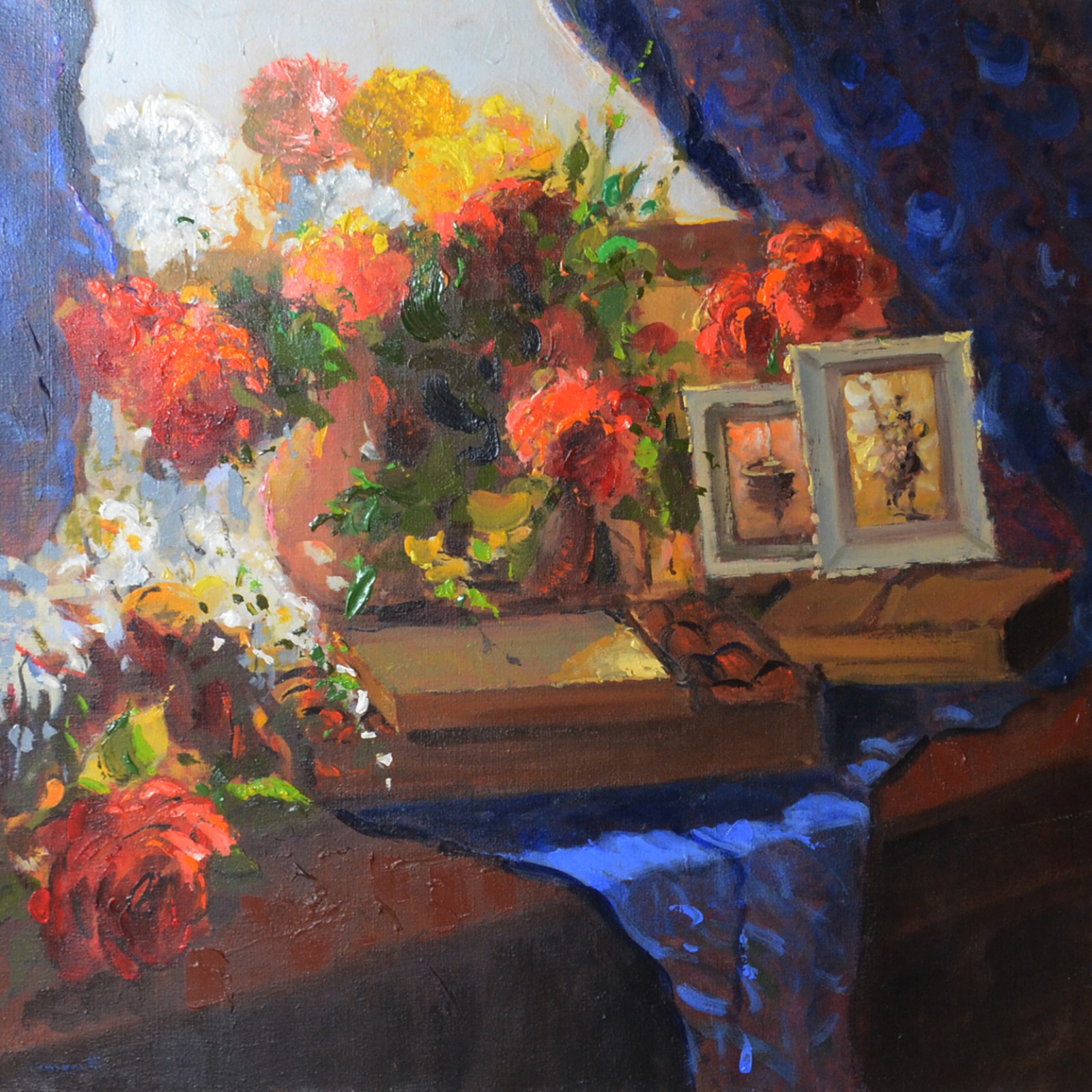 Armando Romanelli (1945), Flores, Livros e Quadro - foto 1 de 6