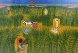 Adelson do Prado (1944-2013), Canavial - Óleo sobre tela.