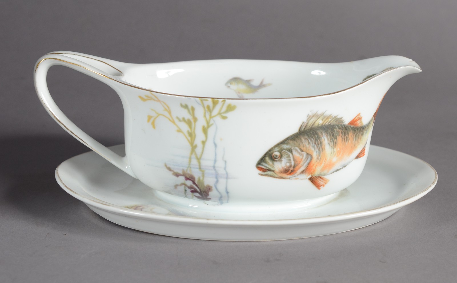 Serviço para peixe de porcelana Rosenthal composto de: 6 pratos... - foto 2 de 8