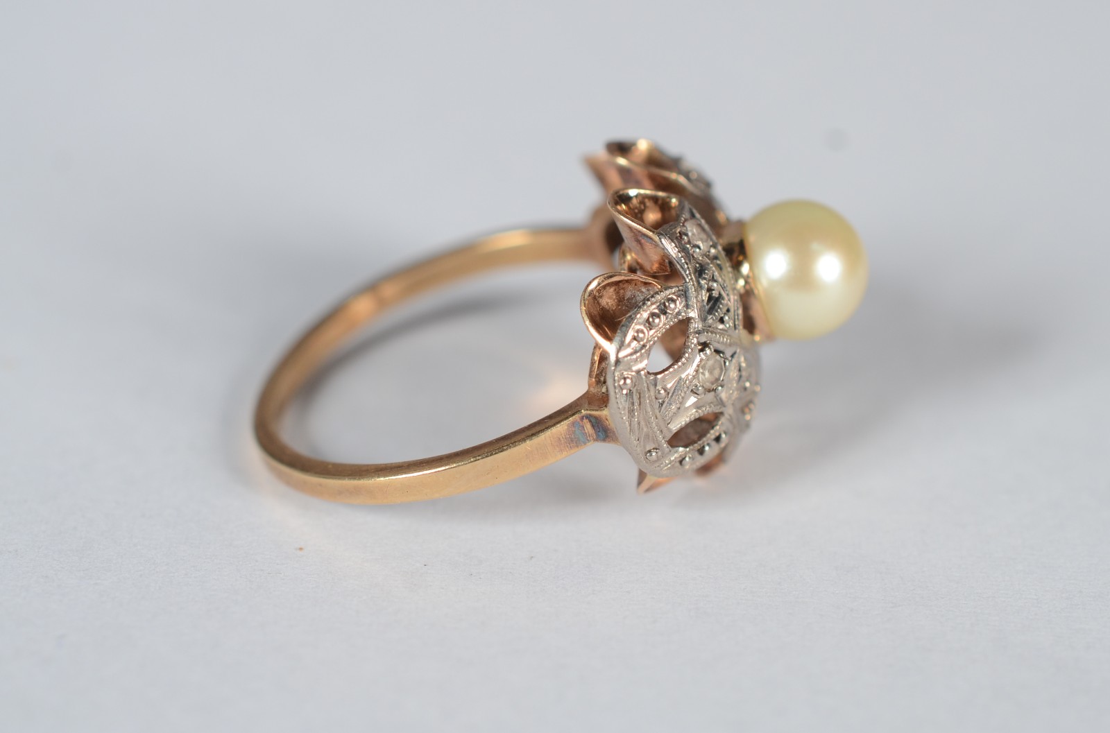 Anel de ouro 18 k , aro 17.(Por motivos de seguranças as peças não... - foto 4 de 6
