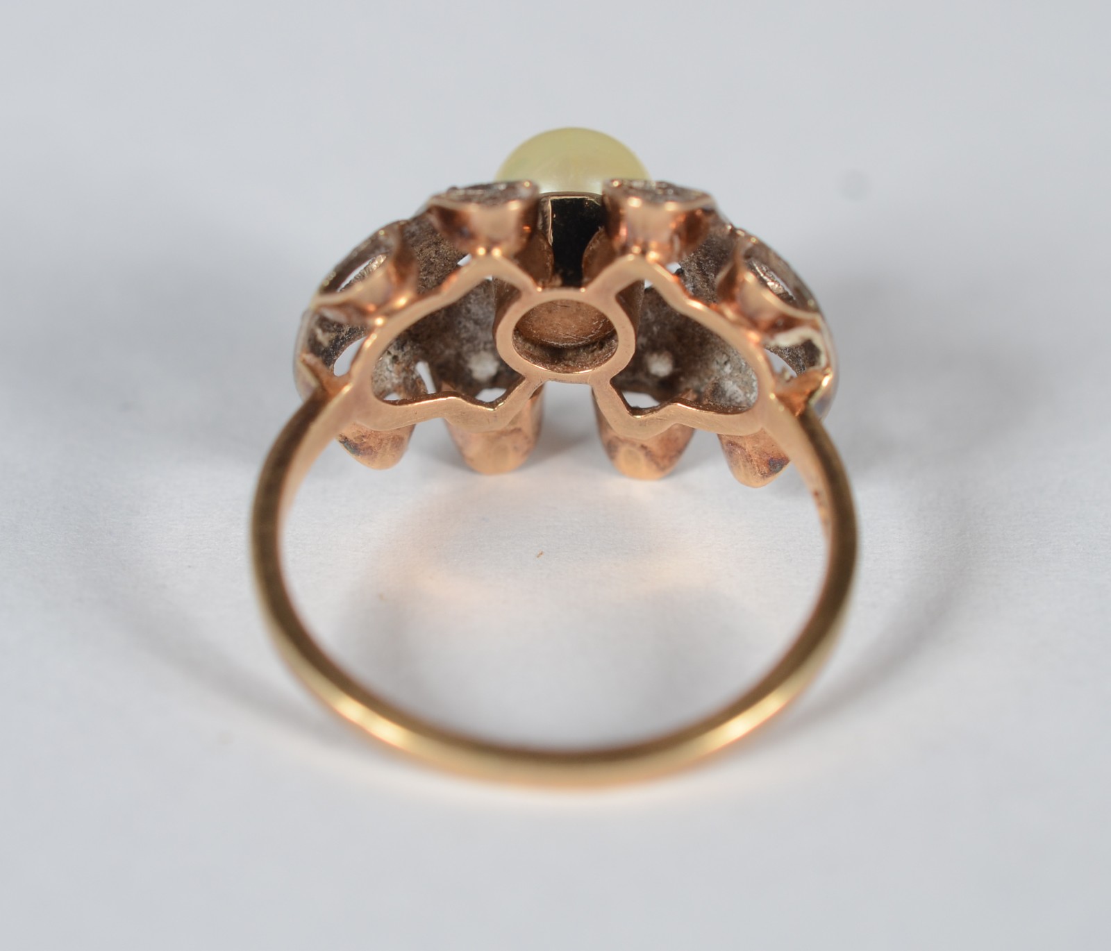 Anel de ouro 18 k , aro 17.(Por motivos de seguranças as peças não... - foto 5 de 6