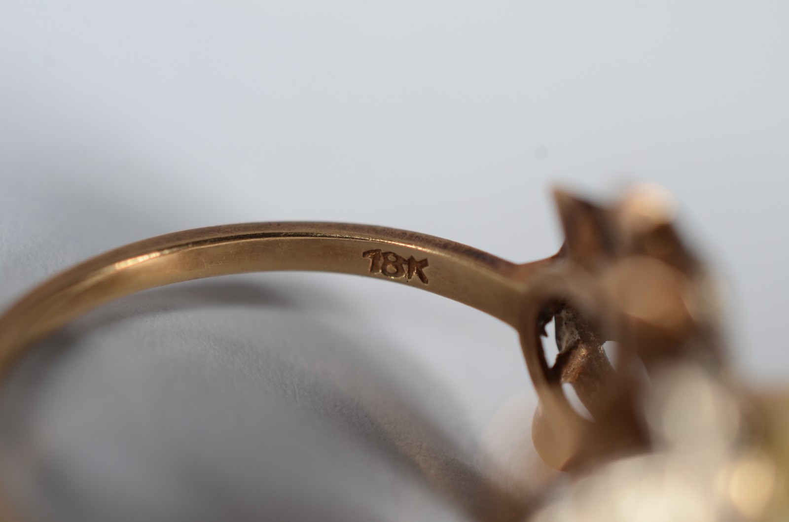 Anel de ouro 18 k , aro 17.(Por motivos de seguranças as peças não... - foto 6 de 6