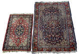 Dois tapetes Jaipu  sendo : tapete oriental   m... - Dois tapetes Jaipu  sendo : tapete oriental   medida: 117 X75 cm e indiano 