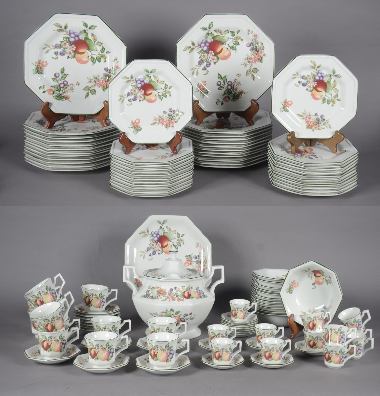 Serviço de jantar, chá e café de porcelana inglesa Johnson Bros... - foto 1 de 9