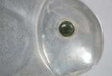 Diversas peças de pewter, sendo: travessa feiti... - Diversas peças de pewter, sendo: travessa feitio peixe e 6 canecas inglesas (tankard) para cerveja com fundos de vidro, "Leonard, eales of Sheff...