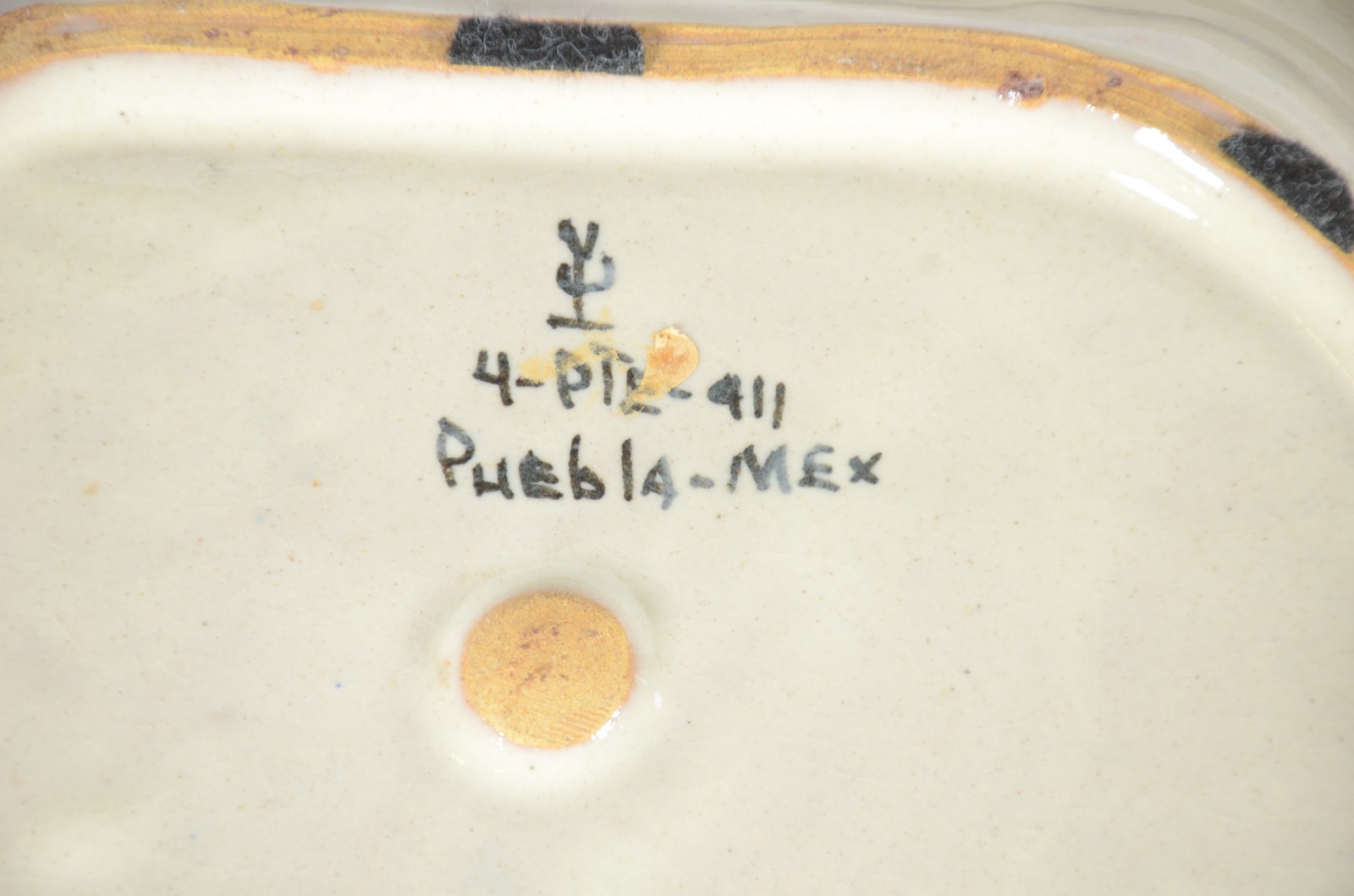 Quatro peças de cerâmica "Talavera de Puebla" mexicana , sendo... - foto 7 de 10