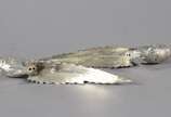 Par de pequenos faisões de prata, contraste 833... - Par de pequenos faisões de prata, contraste 833 mls. Peso da prata: 430 g.