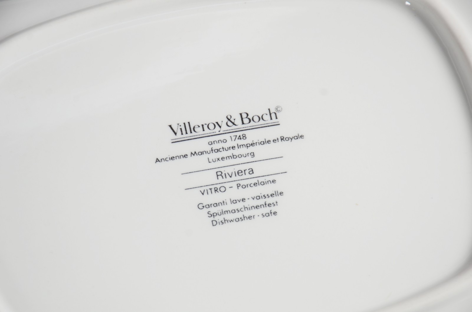 Cinco peças de servir de porcelana Vileroy Boch, decorados com... - foto 5 de 6