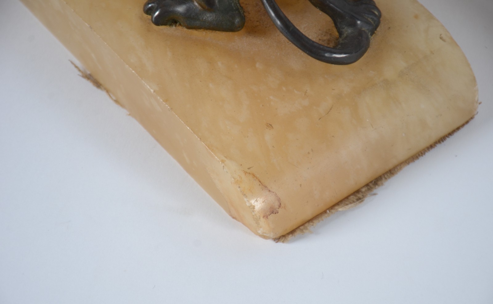 Par de serre livres de petit bronze na forma de animais, bases de... - foto 7 de 8
