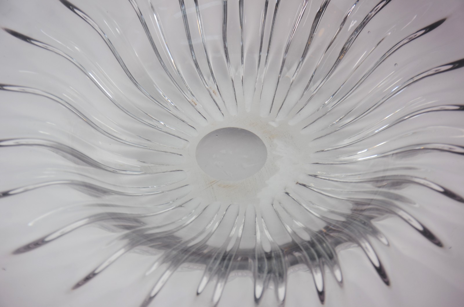 Fruteira em demi cristal na cor lilás. - foto 4 de 7