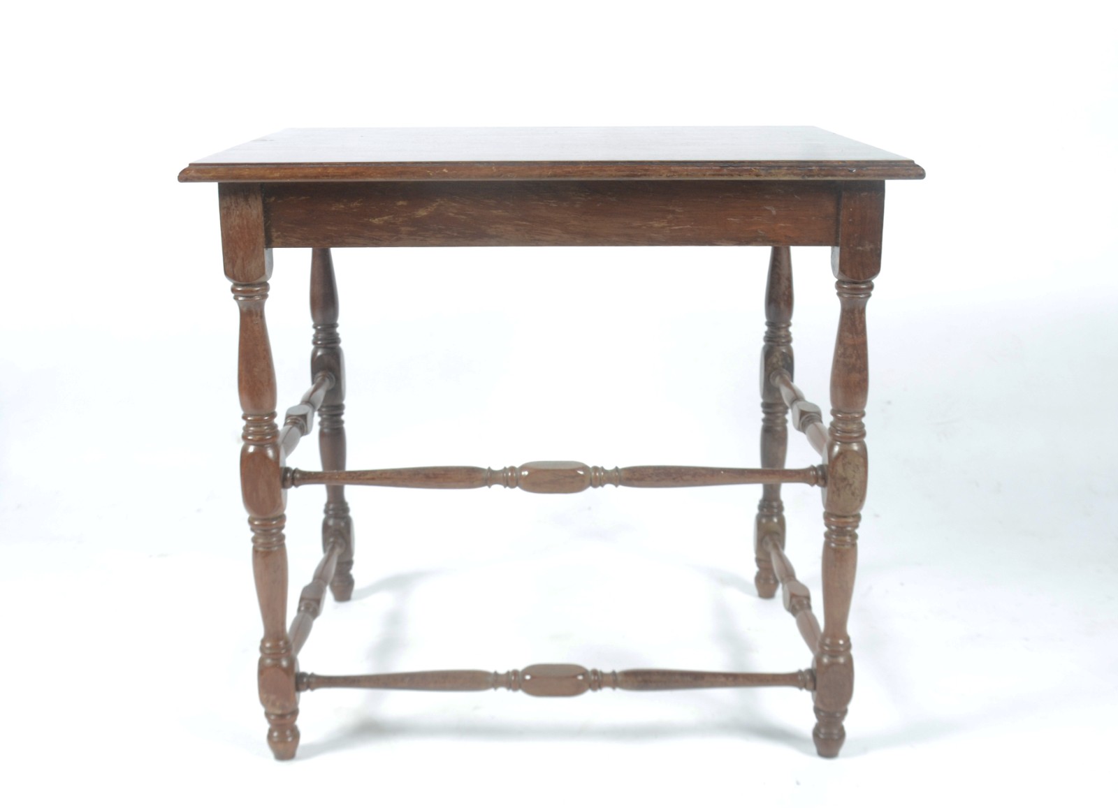 Mesa ninho de madeira nobre, feitio retangular, com 4 mesas de... - foto 10 de 11