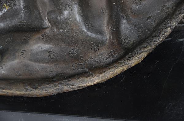 BOTERO - Escultura de bronze com base de mármore representando Luiz... - foto 4 de 4