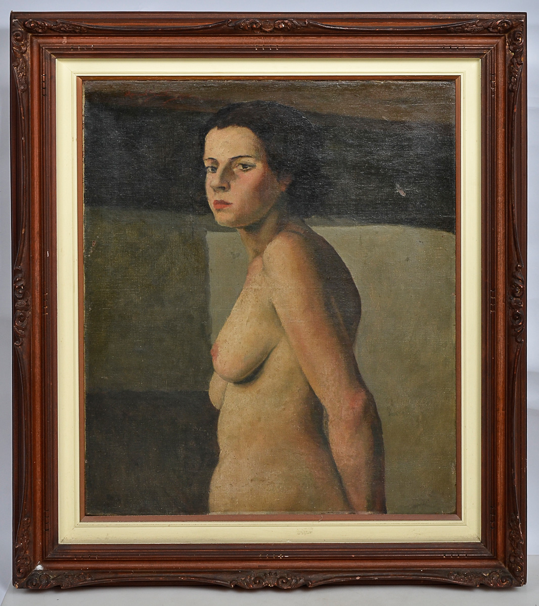 MANOEL SANTIAGO - Nú feminino - dat.1929, Paris - ost - 73 x 61