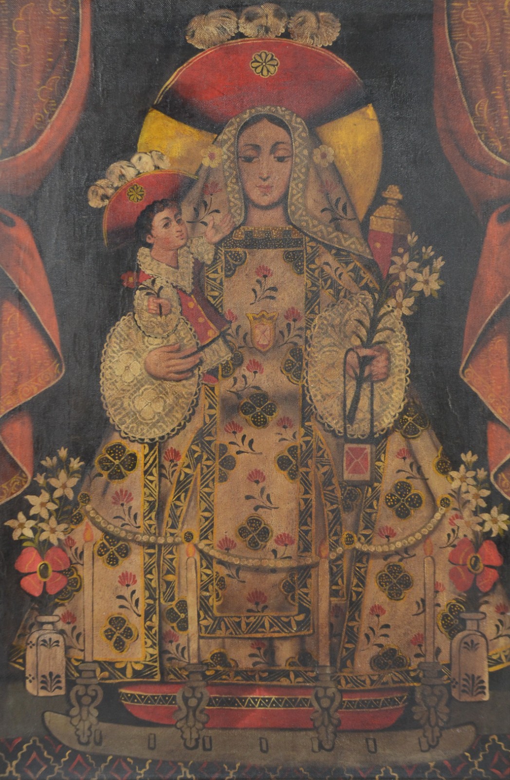 Escola Cusquenha (1538), Nossa Senhora com menino - foto 1 de 5