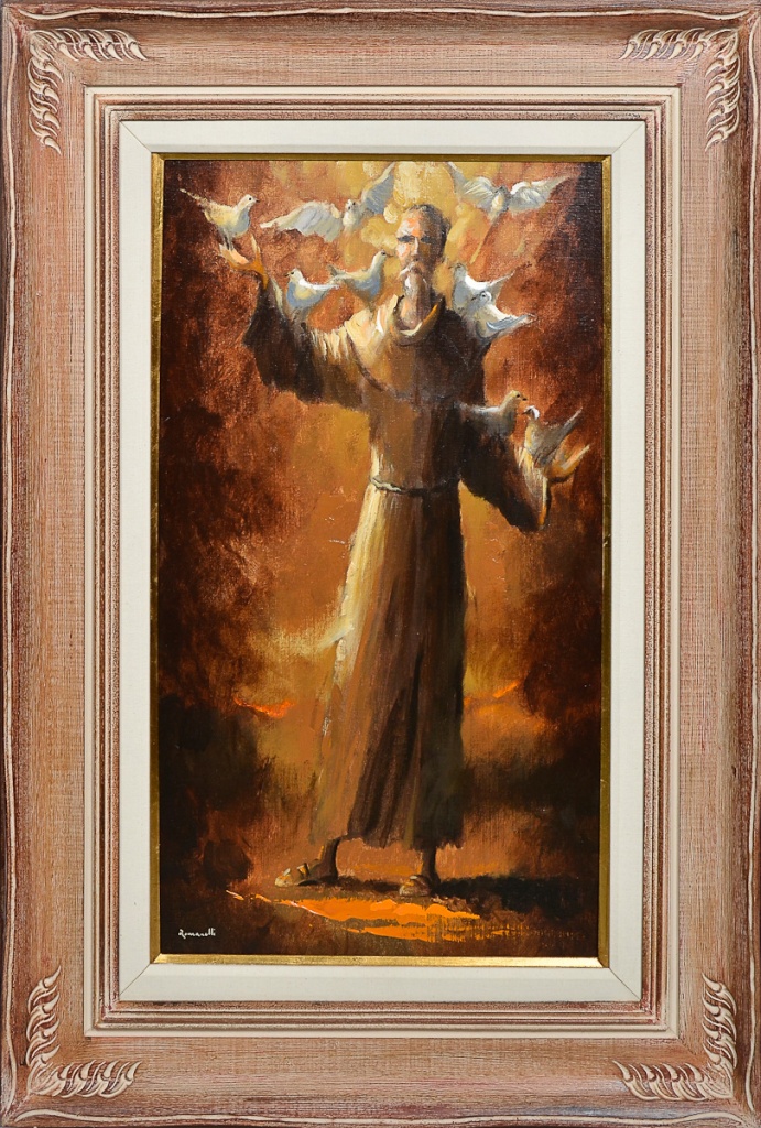 ROMANELLI - São Francisco de Assis - ost - 80 x 45