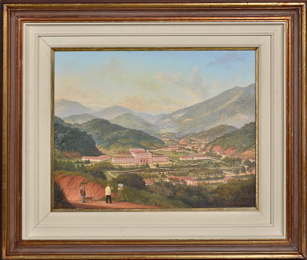 PAULO DE CARVALHO - Vista de Petrópolis, Museu Imperial - ost - 40 x...