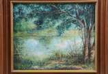 Tácito Ibiapina (1950-2016), Paisagem - Óleo sobre tela.