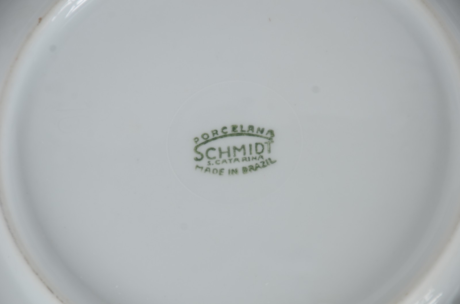 Aparelho de jantar, chá e café de porcelana Schmidt, borda vinho com... - foto 11 de 11