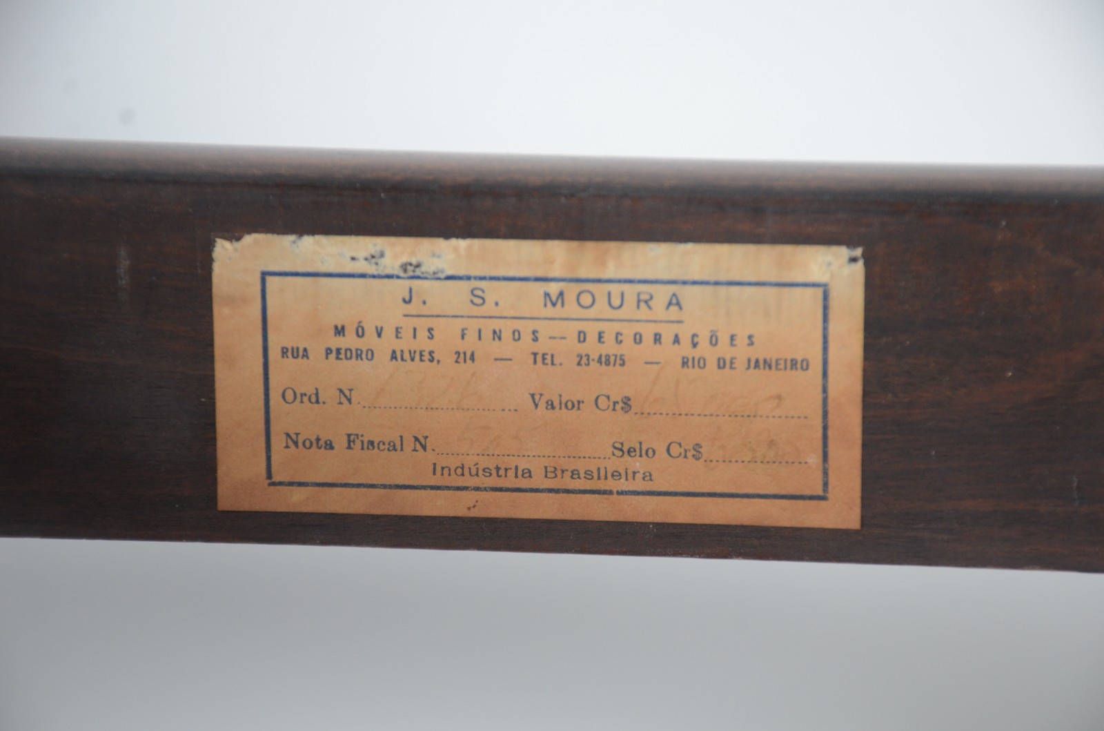Mesa de jantar de madeira nobre, feitio oval, apoio em duplo... - foto 8 de 8