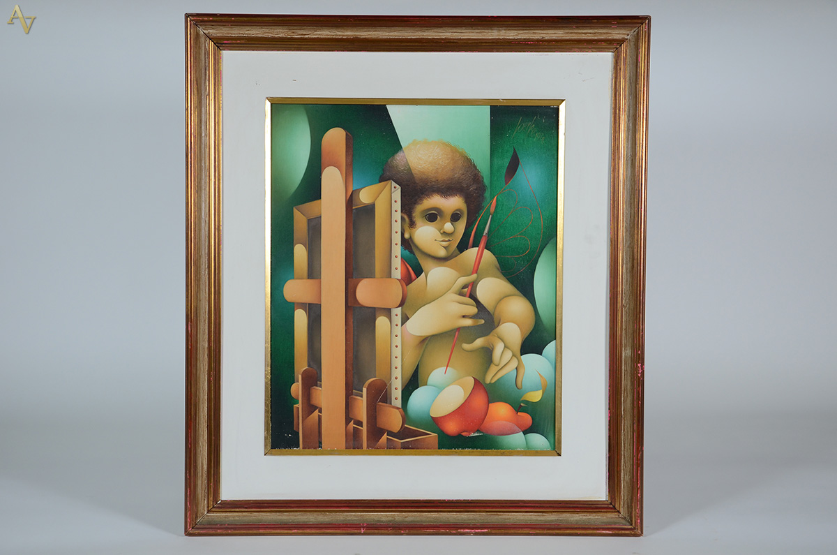 LAERPE MOTTA (1933) - "O Pintor e seu modelo" - Rio de... - foto 1 de 4
