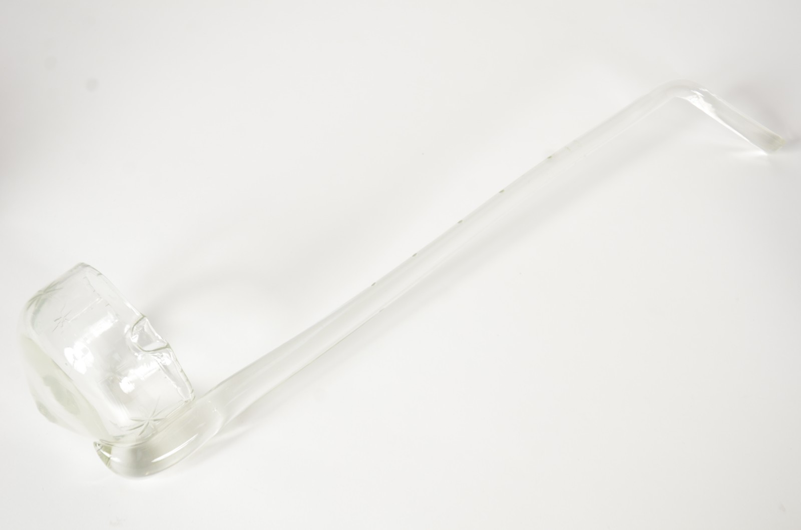 Poncheira de cristal lapidado doublé azul com concha e 12 canecas... - foto 4 de 7