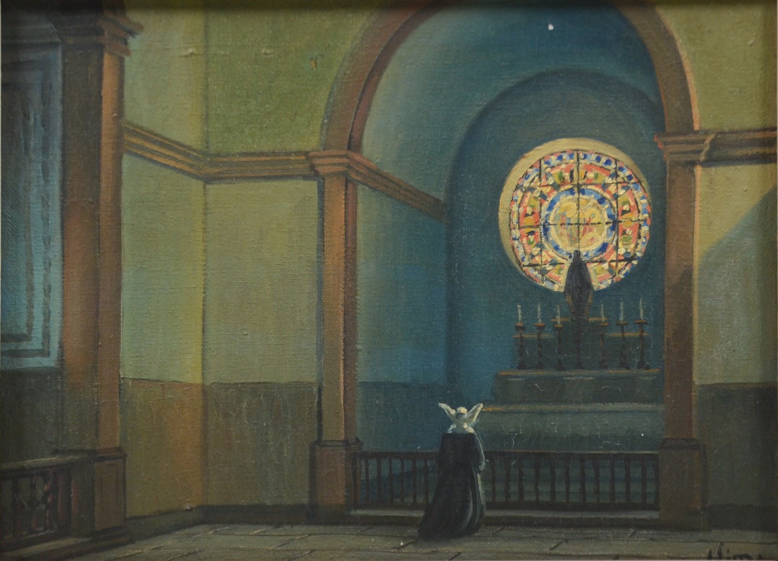 José Lima (1922-1987), Interior de igreja - foto 1 de 5