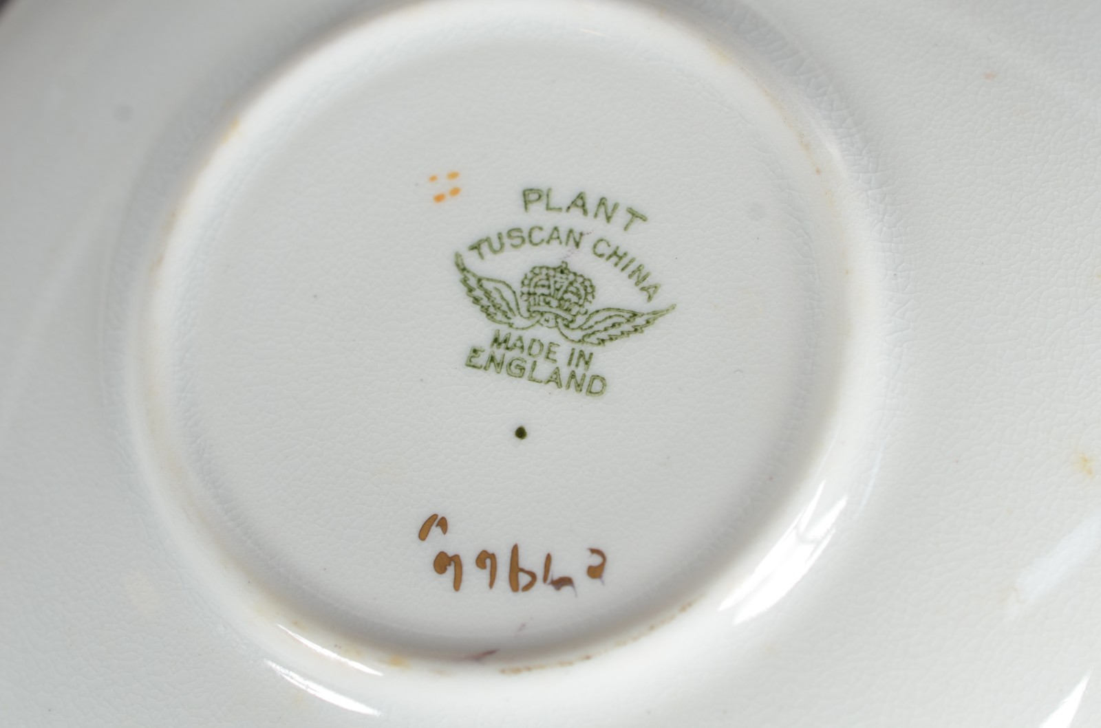 Serviço de chá de faiança inglesa "Tuscan Plant" composto de: 12... - foto 8 de 10