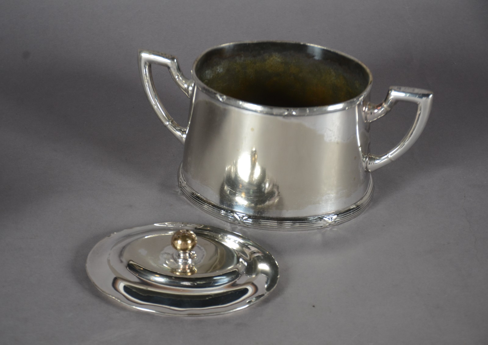 Baixela para chá e café de metal prateado Wolff, composto de: 2... - foto 5 de 11