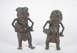 Duas figuras de bronze. - Duas figuras de bronze.