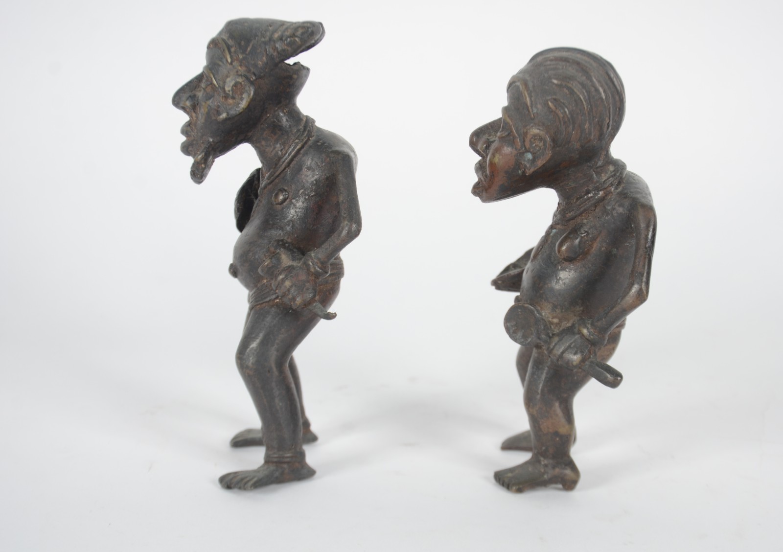 Duas figuras de bronze. - foto 4 de 7