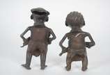 Duas figuras de bronze. - Duas figuras de bronze.