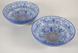 Cerámica Del Río Salado (1969),  - Dois bowls de cerâmica espanhola.