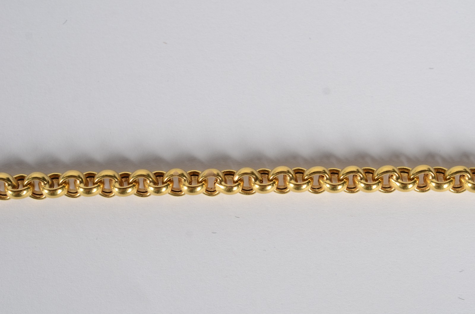 Pulseira de ouro 18 k., contraste 750 na forma de elós portugueses... - foto 1 de 6