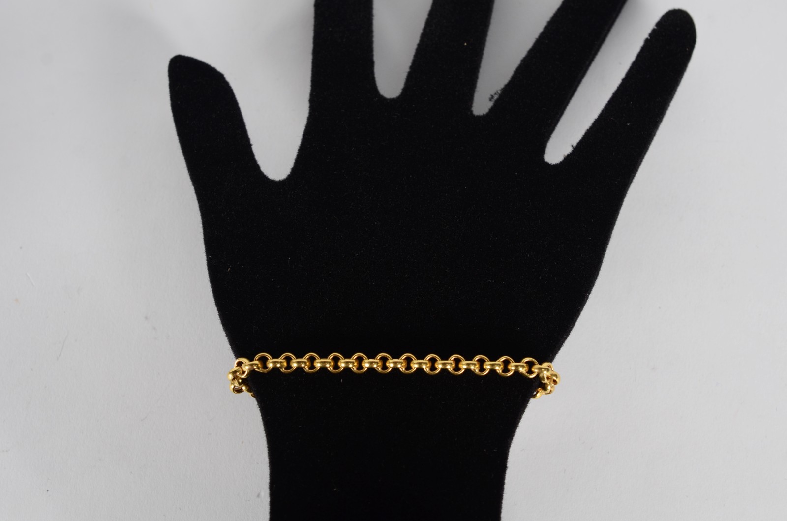 Pulseira de ouro 18 k., contraste 750 na forma de elós portugueses... - foto 5 de 6