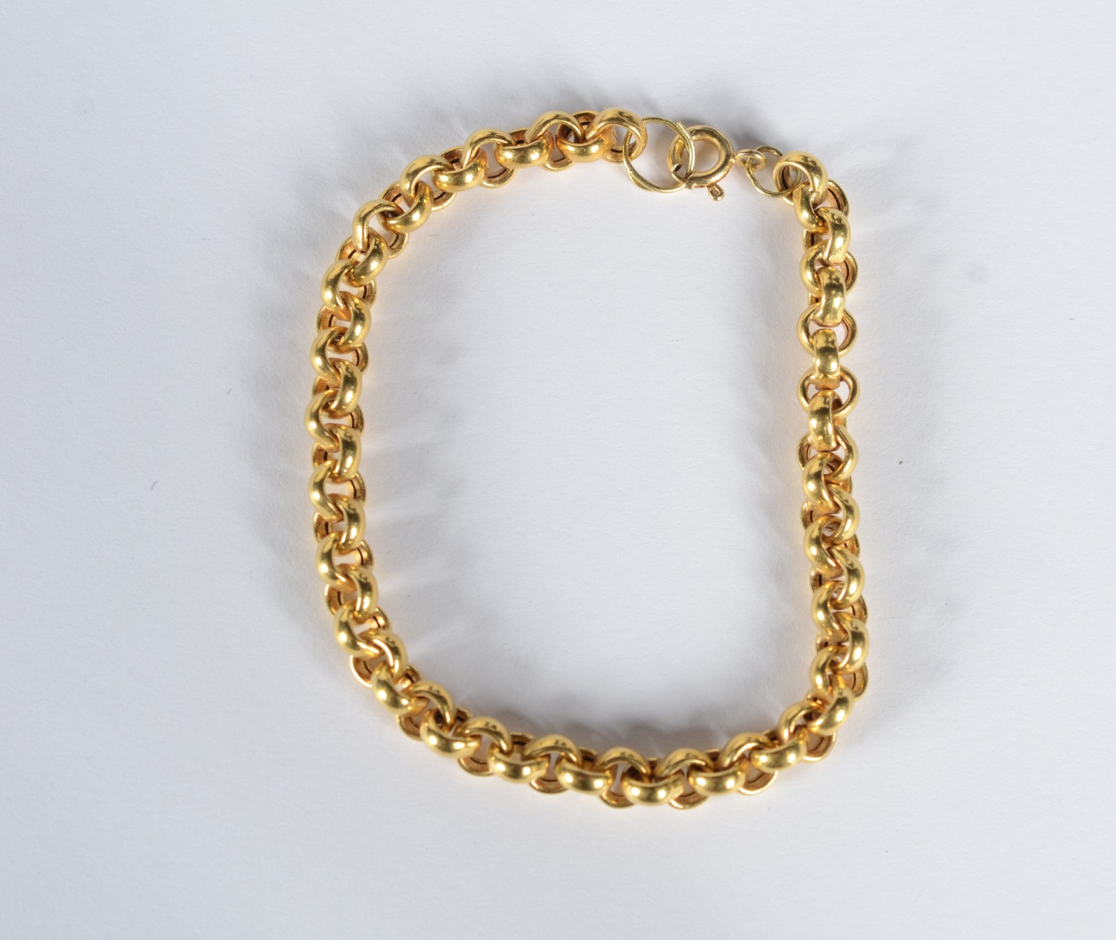 Pulseira de ouro 18 k., contraste 750 na forma de elós portugueses... - foto 6 de 6