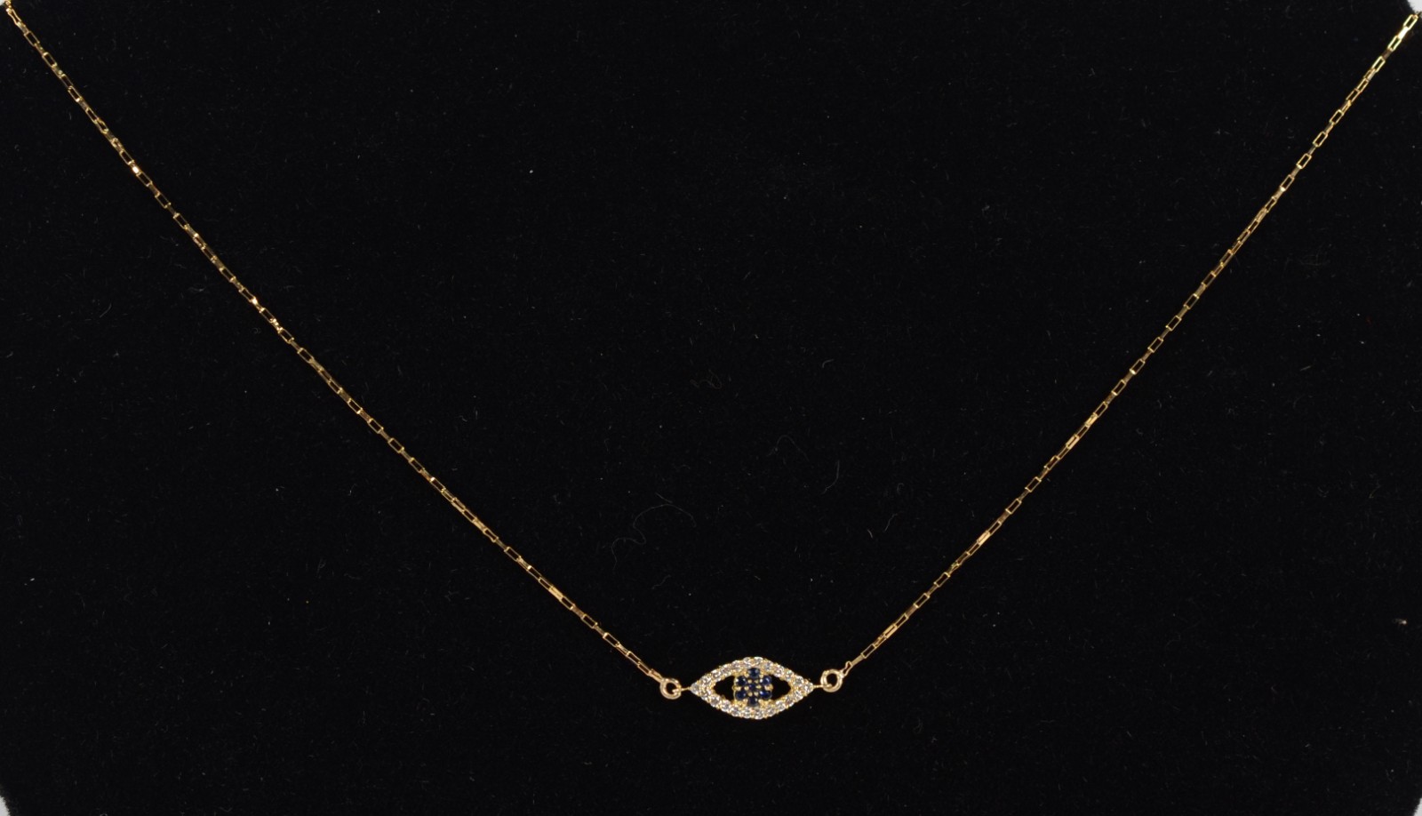 Colar com pendente de ouro 18 k., contraste 750. (Por motivos de... - foto 7 de 8