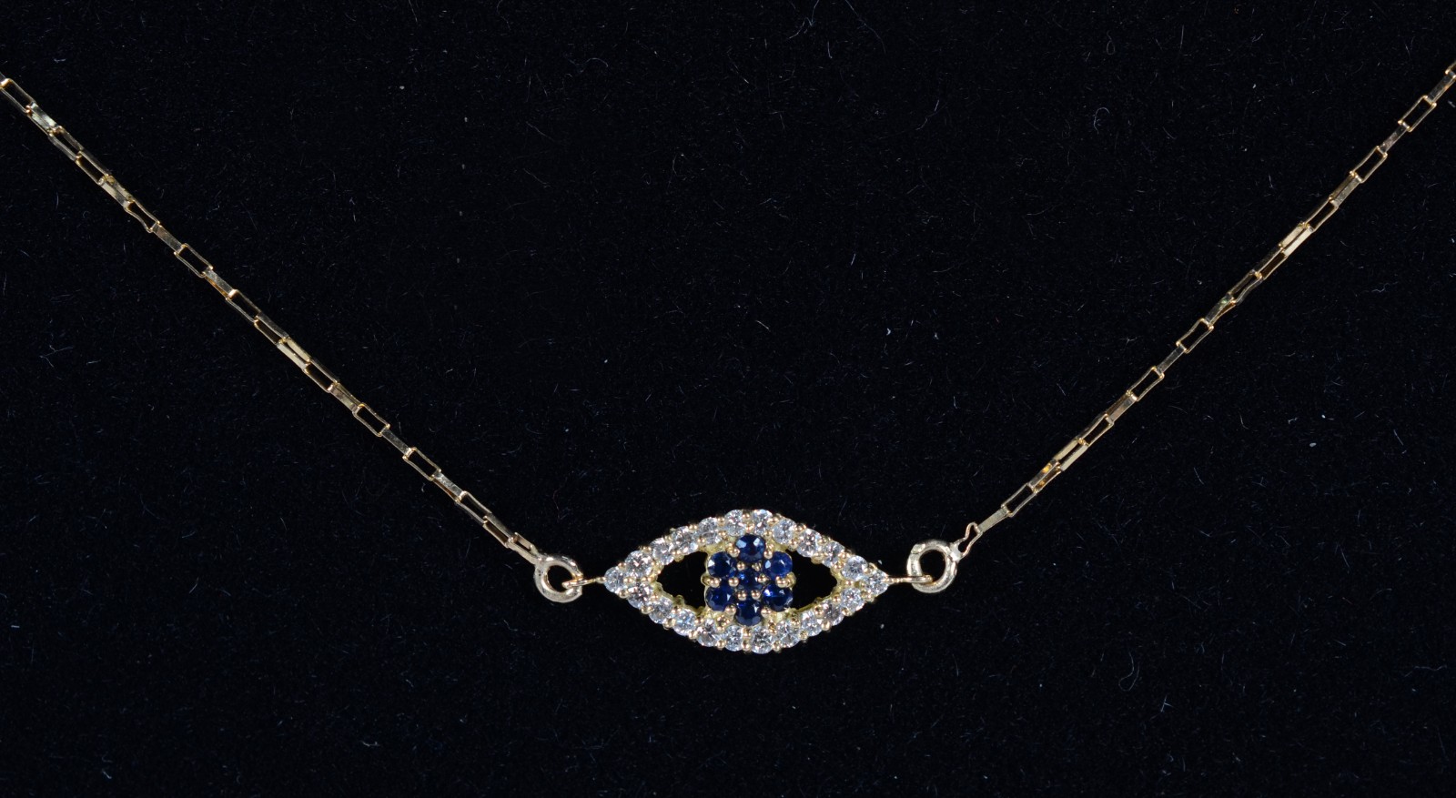 Colar com pendente de ouro 18 k., contraste 750. (Por motivos de... - foto 8 de 8