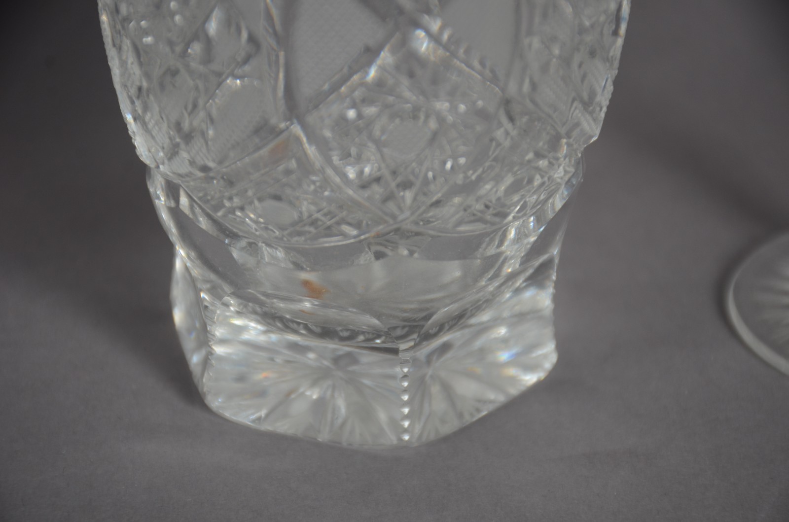 Serviço de copos de cristal tcheco lapidado, composto de: 8 para... - foto 6 de 11