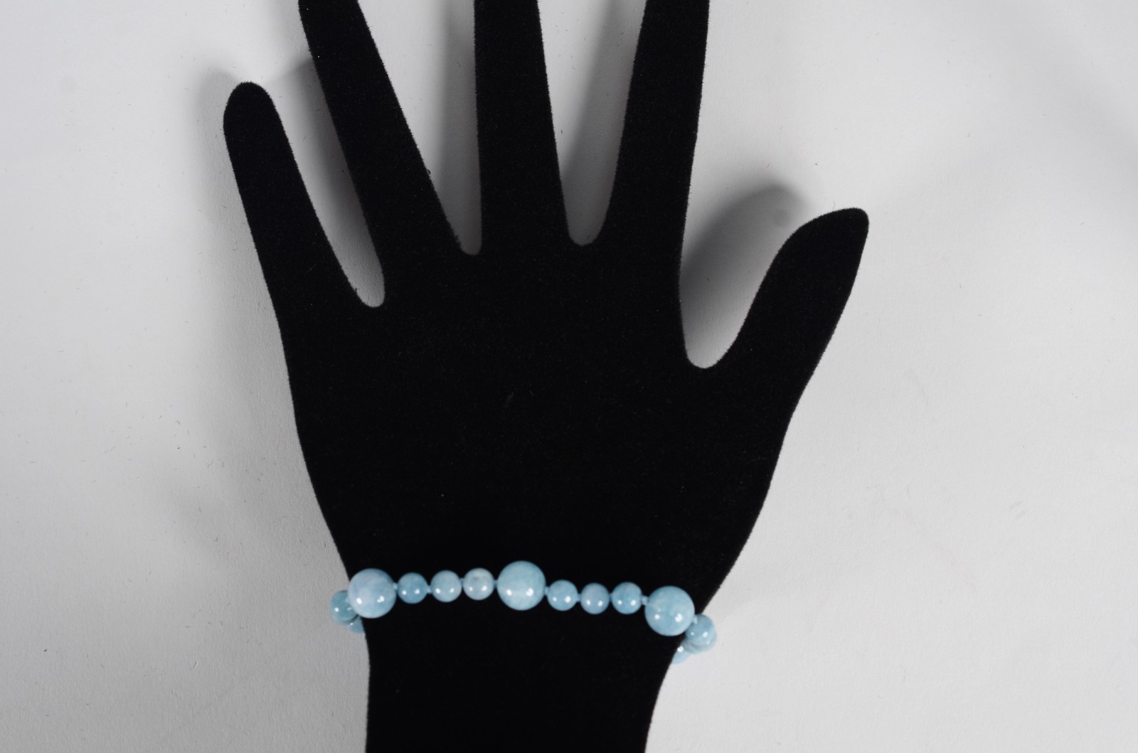Pulseira de ouro 18 k., contraste 750 com bolas intercaladas com... - foto 4 de 4