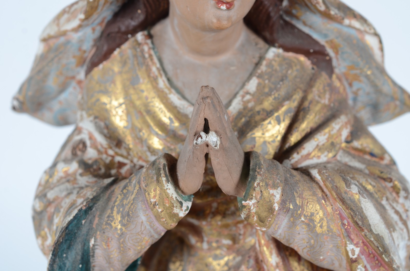 Nossa Senhora Da Conceição - Imagem de madeira policromada, coroa de... - foto 6 de 11