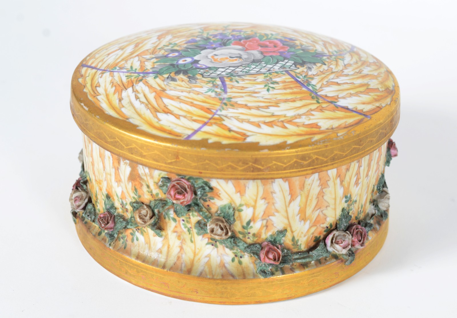 Serviço de chá de porcelana tcheca composto de: bule, leiteira (fio... - foto 2 de 11
