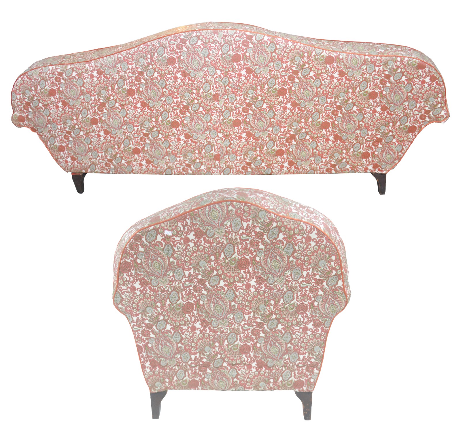 Conjunto de poltrona e sofá para 3 lugares estofados. - foto 3 de 4
