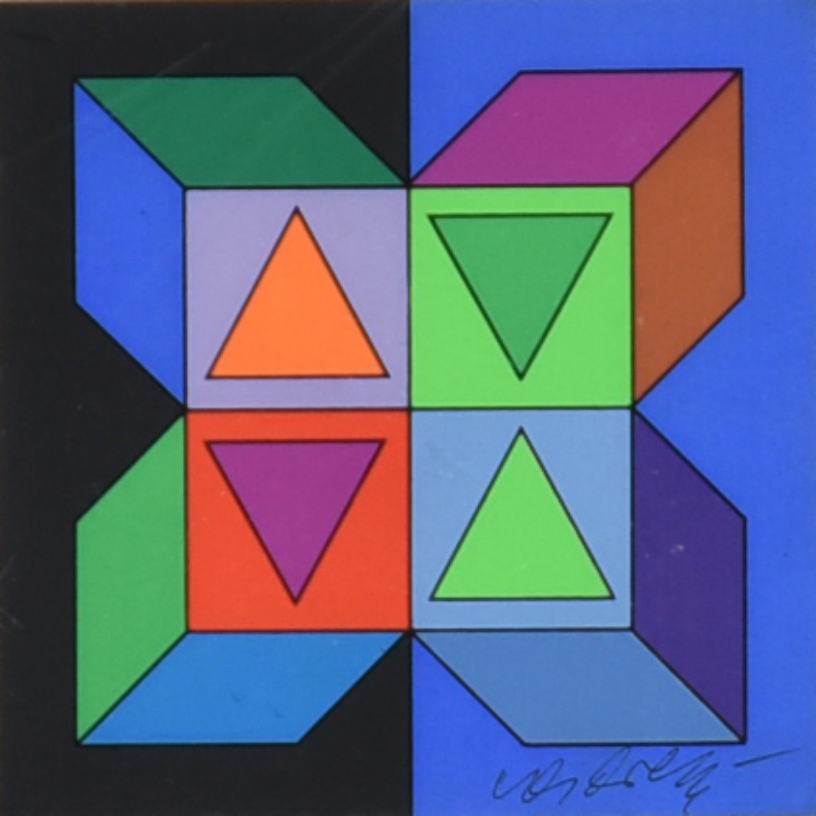 Victor Vasarely  (1906-1997) - foto 1 de 4