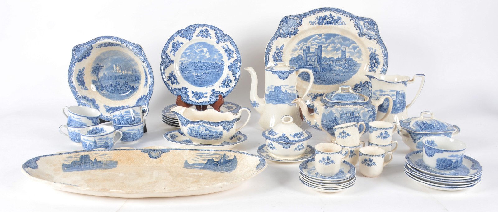Aparelho de jantar, chá e café de faiança inglesa Johnson Bros, "Old... - foto 1 de 11