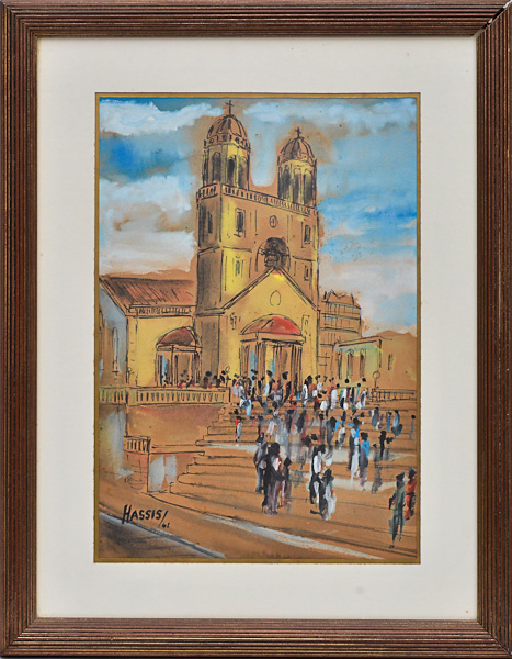 HASSIS - Igreja - aquarela - dat.1962 - 49 x 33