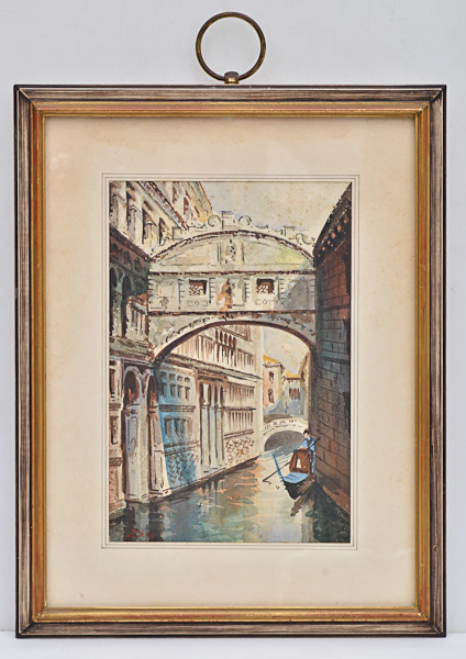 ZAGU - Ponte dos Suspiros - aquarela - 30 x 20