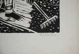 Djanira (1914-1979), Colheita de café - Gravura em metal. Prova do Artista. Assinada.