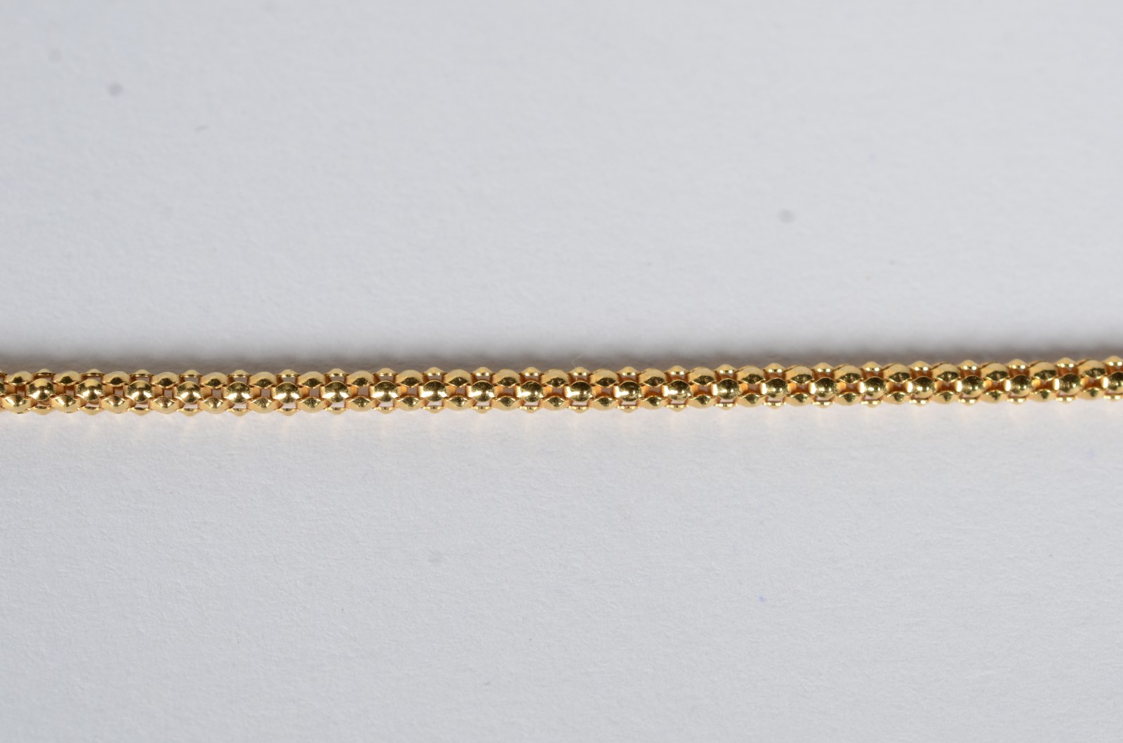 Colar de ouro 18 k, contraste 750 feitio escamas, fecho mosquetão... - foto 1 de 6