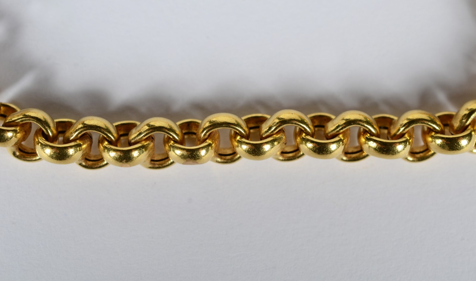 Pulseira de ouro 18 k, contraste 750 feitio elos portugueses. (Por... - foto 1 de 7